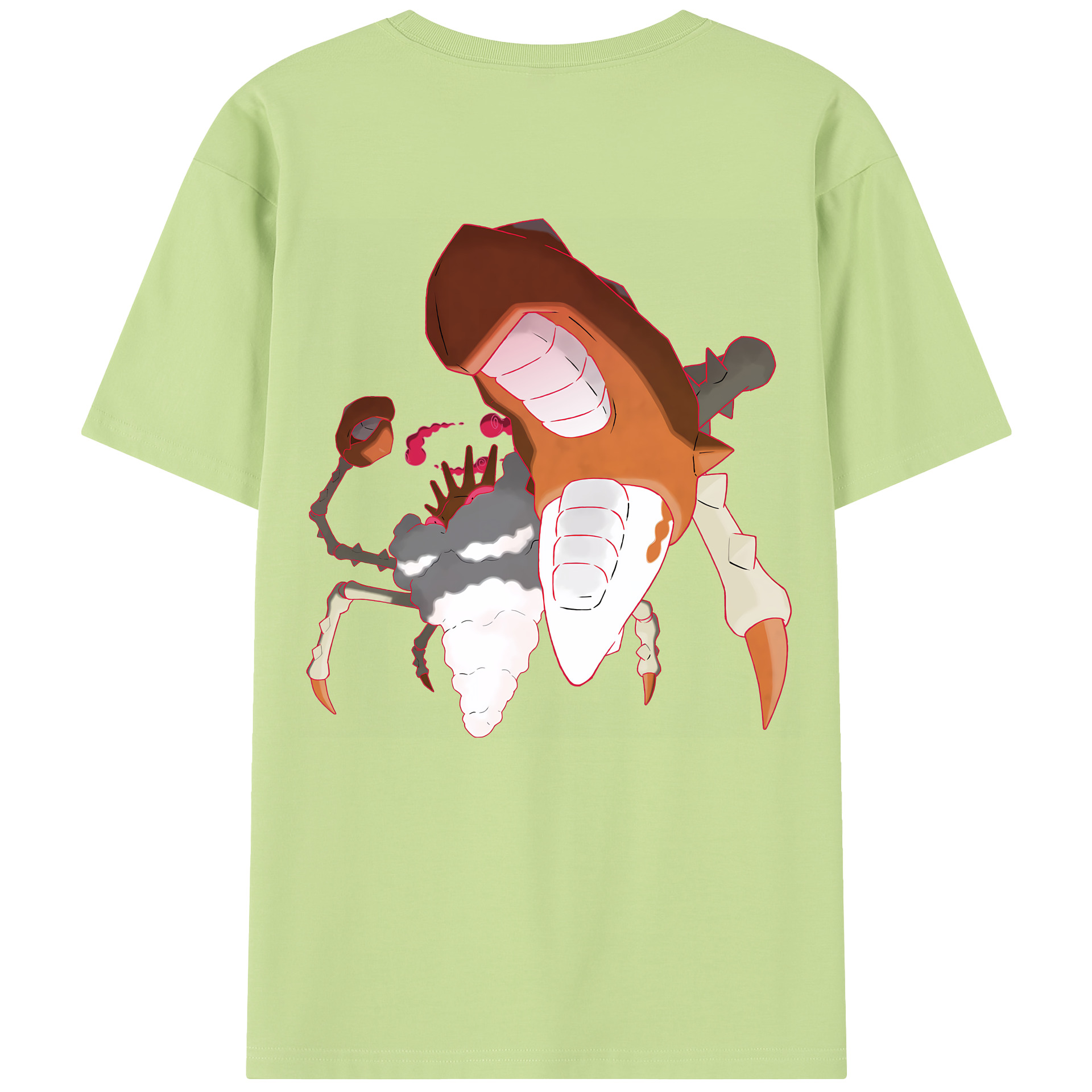 （画像用） ポケットモンスター Pokémon 綿100％半袖Tシャツ（背面プリント）